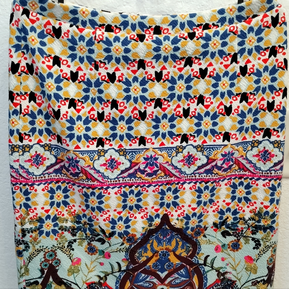 Lined Midi Skirt